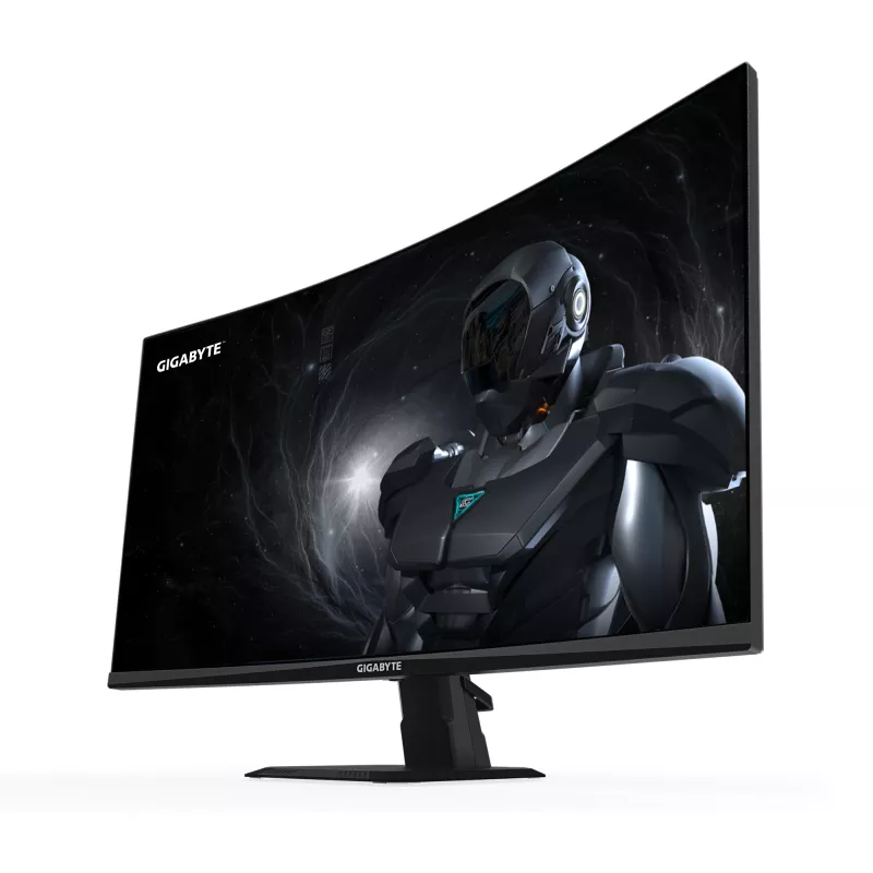 GIGABYTE GS27FC2 27 colių FHD lenktas žaidimų monitorius - 1920 x 1080, 240Hz, 1, 350 cd/m², HDR Ready, HDMI 2.0, Displayport 1.4