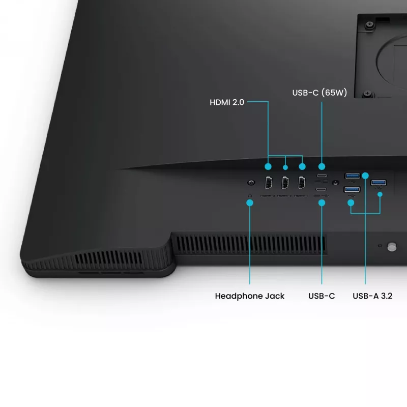 Kompiuterio monitorius BenQ PV3200U 31,5 colio (80 cm) 3840×2160 4K IPS LCD, 5 ms, USB-C, VESA, garsiakalbiai, juodas