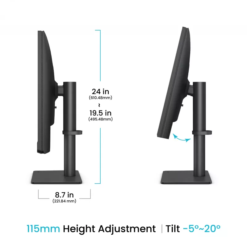 Kompiuterio monitorius BenQ PV3200U 31,5 colio (80 cm) 3840×2160 4K IPS LCD, 5 ms, USB-C, VESA, garsiakalbiai, juodas