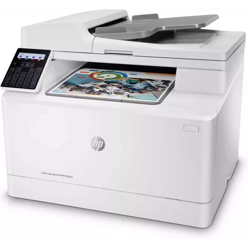 HP Color LaserJet Pro MFP M183fw, lazerinis, spalvotas spausdinimas, 600 x 600 DPI, A4, tiesioginis spausdinimas, balta