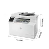 HP Color LaserJet Pro MFP M183fw, lazerinis, spalvotas spausdinimas, 600 x 600 DPI, A4, tiesioginis spausdinimas, balta