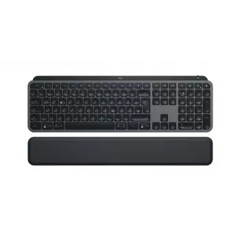 LOGITECH MX Keys S klaviatūra Graphite su delno atrama Qwertz Deutsch