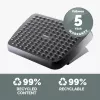 Kojų atrama Fellowes Standard ergonominė po stalu dedama kojų atrama, juoda, reguliuojamo aukščio, 330 mm pločio