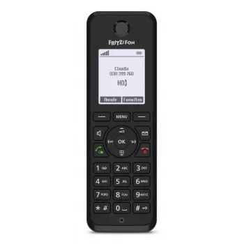 DECT telefonas FRITZ Fon M3 belaidis ragelis skambintojo ID juodas