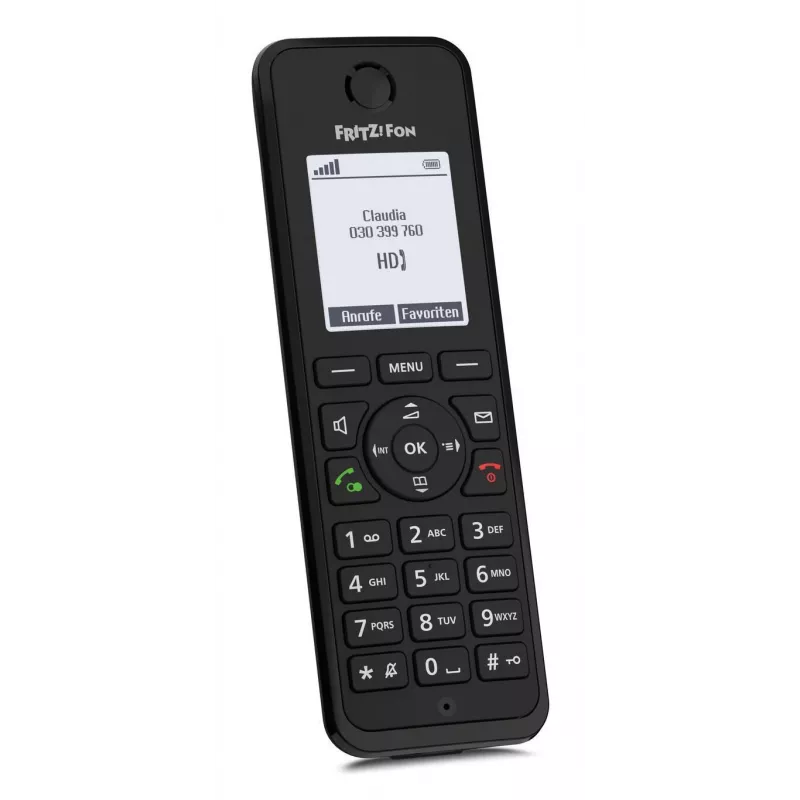 DECT telefonas FRITZ Fon M3 belaidis ragelis skambintojo ID juodas