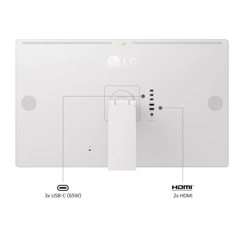 LG 32U889SA-W kompiuterio monitorius 80 cm (31,5 colio) 3840 x 2160 pikselių 4K Ultra HD LCD jutiklinis ekranas Kiosk White