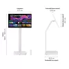 LG 32U889SA-W kompiuterio monitorius 80 cm (31,5 colio) 3840 x 2160 pikselių 4K Ultra HD LCD jutiklinis ekranas Kiosk White