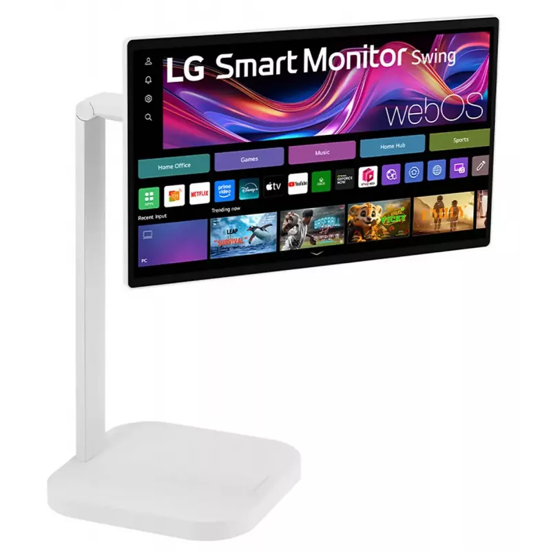 LG 32U889SA-W kompiuterio monitorius 80 cm (31,5 colio) 3840 x 2160 pikselių 4K Ultra HD LCD jutiklinis ekranas Kiosk White