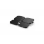 Aušinimo pagrindas DeepCool MULTI CORE X6 — 4 ventiliatoriai, 15,6 colio nešiojamiesiems kompiuteriams, maitinamas per USB, 380×295×24 mm, 2 USB prievadai