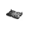Aušinimo pagrindas DeepCool MULTI CORE X6 — 4 ventiliatoriai, 15,6 colio nešiojamiesiems kompiuteriams, maitinamas per USB, 380×295×24 mm, 2 USB prievadai