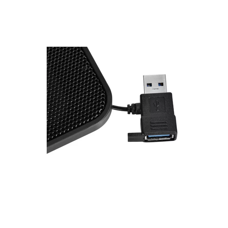 DEEPCOOL U Pal nešiojamojo kompiuterio aušinimo padėklas 39.6 cm (15.6) 1000 aps./min. - juodas