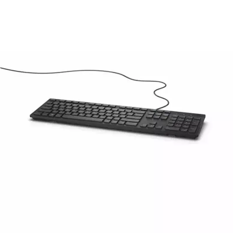 Dell KB216 standartinė, laidinė, klaviatūros išdėstymas rusiškas, juoda, skaitmenų klaviatūra