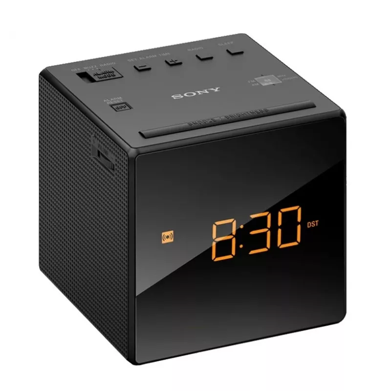 Sony ICF-C1, Laikrodis, AM, FM, 87.5 - 108 MHz, 531 - 1602 kHz, 0.1 W, 6.6 cm