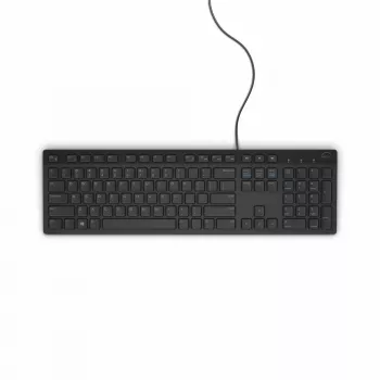 DELL Laidinė klaviatūra - KB216 - Estų (QWERTY) - Juoda, Viso dydžio (100 %), Laidinė, USB, QWERTY, Juoda