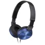 Sony MDR-ZX310, laidinės, 10 - 24000 Hz, muzikai, 125 g, ausinės, mėlynos