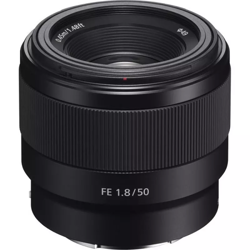 Objektyvas Sony FE 50mm F1.8 SLR juodas SEL50F18F.SYX
