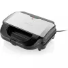 Sumuštinių keptuvas ETA Sorento 3151 90010 — 900 W, 4 sumuštiniai, nerūdijantis plienas / juoda