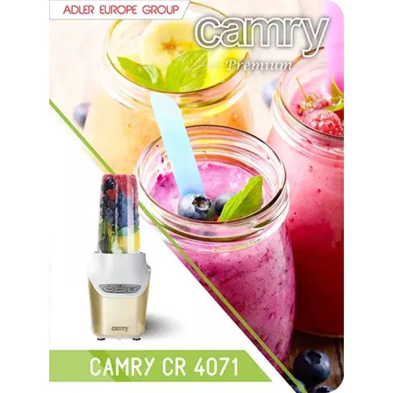 Sport blender Camry Premium CR 4071 Gold Transparent White