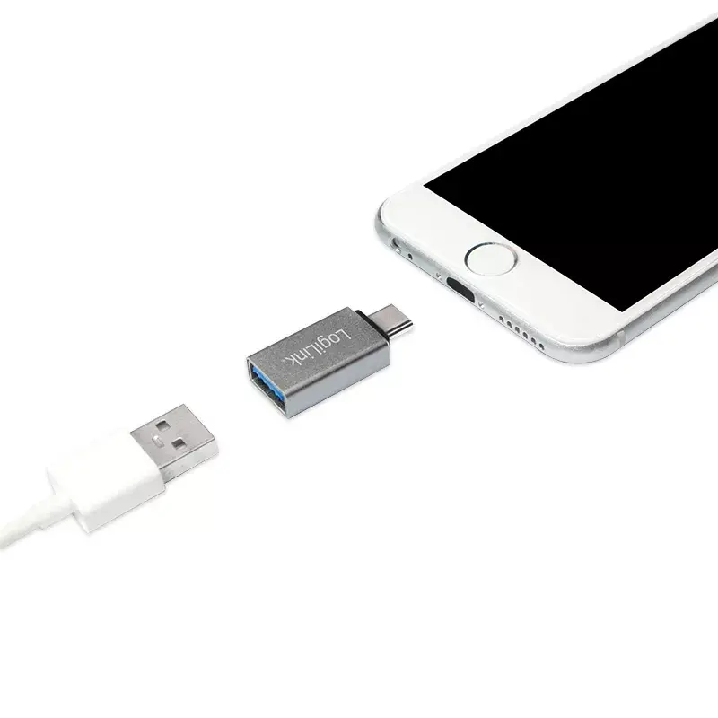 jungčių adapteris LogiLink AU0040 USB 3.1 C USB 3.0 A Micro USB 2.0 aliuminis