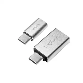 jungčių adapteris LogiLink AU0040 USB 3.1 C USB 3.0 A Micro USB 2.0 aliuminis