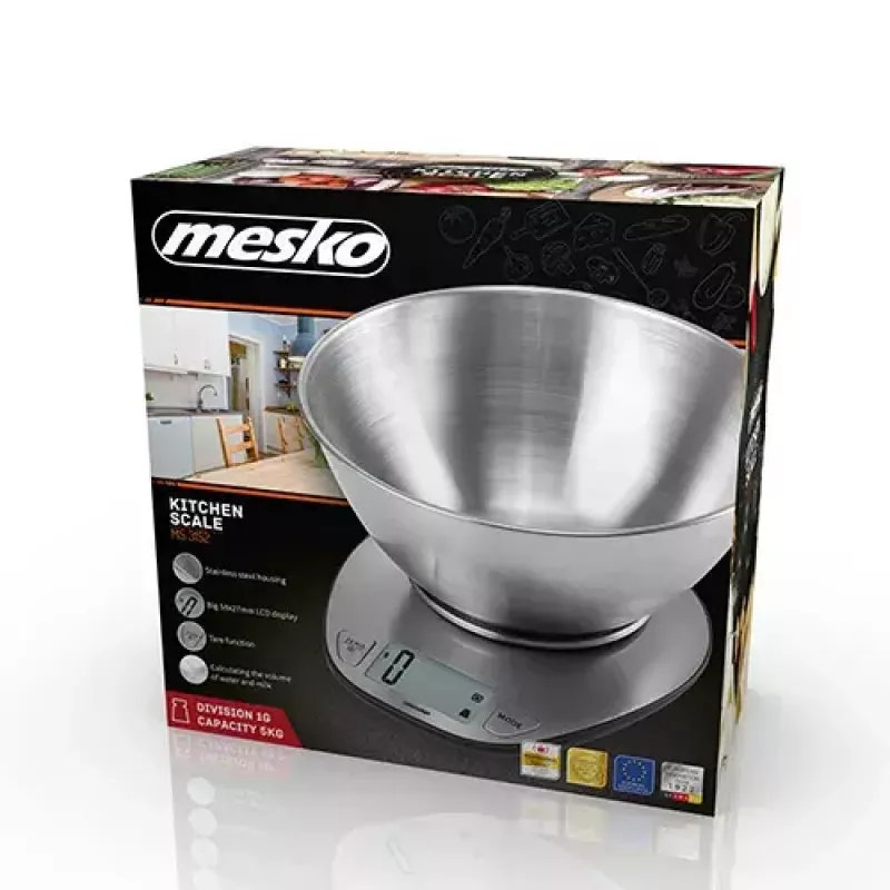 Elektroninės virtuvinės svarstyklės Mesko Home MS 3152