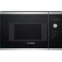 Bosch Serie 4 BFL523MS0 mikrobangų krosnelė juoda, nerūdijantis plienas Solo mikrobangų krosnelė įmontuojama 20 L 800 W