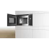 Bosch Serie 4 BFL523MS0 mikrobangų krosnelė juoda, nerūdijantis plienas Solo mikrobangų krosnelė įmontuojama 20 L 800 W