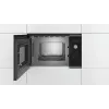 Bosch Serie 4 BFL523MS0 mikrobangų krosnelė juoda, nerūdijantis plienas Solo mikrobangų krosnelė įmontuojama 20 L 800 W