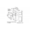 Bosch Serie 4 BFL523MS0 mikrobangų krosnelė juoda, nerūdijantis plienas Solo mikrobangų krosnelė įmontuojama 20 L 800 W