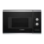 Bosch BFL520MS0 mikrobangų krosnelė Juoda, Nerūdijantis plienas Kombinuota mikrobangų krosnelė Įmontuojama 20 L 800 W