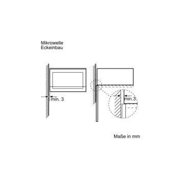 Bosch BFL520MS0 mikrobangų krosnelė Juoda, Nerūdijantis plienas Kombinuota mikrobangų krosnelė Įmontuojama 20 L 800 W