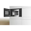 Įmontuojama solo mikrobangų krosnelė Bosch Serie 4 BFL520MB0 — 800 W, 20 L, sukamoji rankenėlė, juoda