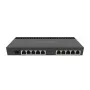 Laidinis maršrutizatorius MikroTik RB4011IGS+RM — 10x Gigabit RJ-45, 1x SFP+, 1.4 GHz 4 branduolių, 1 GB RAM, Stovas 1U, PoE išėjimas