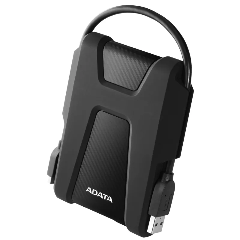 Išorinis kietasis diskas ADATA 1TB USB 3.2 Gen 1 HD680 — 1 TB, USB 3.2 Gen 1, juodas, nešiojamasis HDD