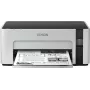 Rašalinis spausdintuvas Epson EcoTank ET‑M1100 — vienspalvis, A4, 32 ppm, 1440×720 dpi, integruota rašalo talpa, USB 2.0, pilka/juoda