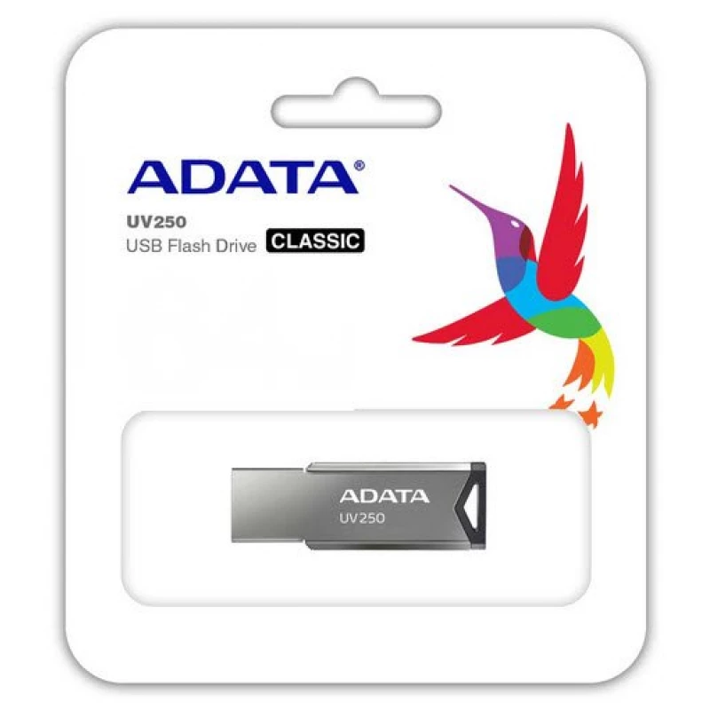 ADATA UV250 USB atmintinė 16 GB USB Type-A 2.0 Sidabrinė