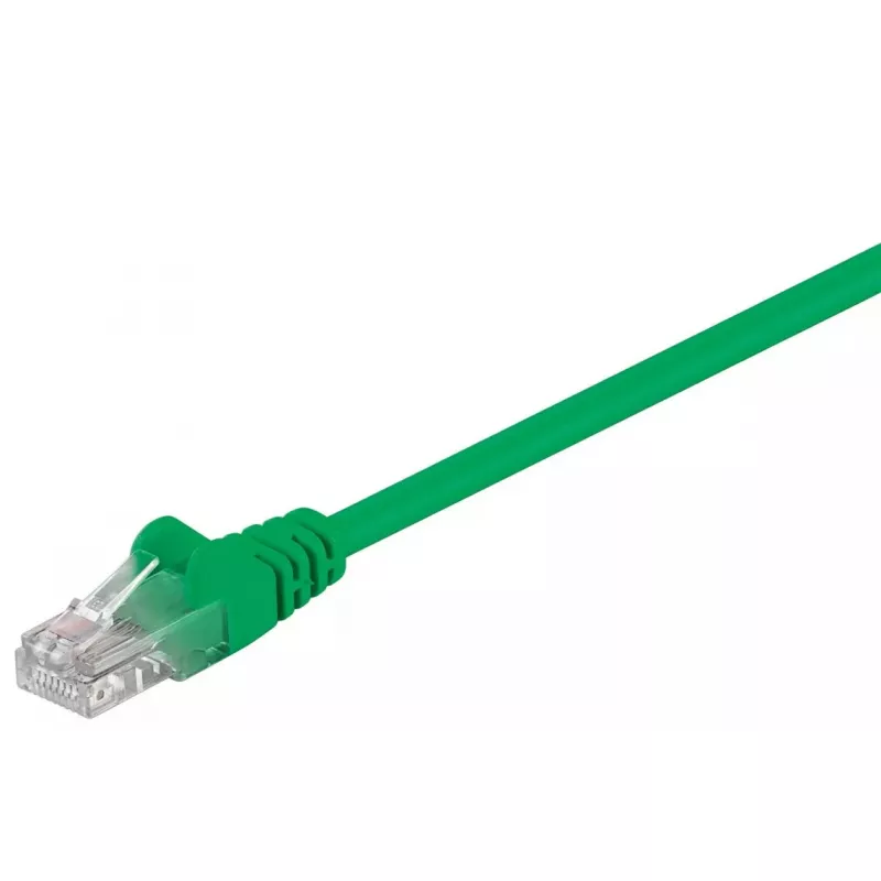 Tinklo kabelis GOOBAY 68338 RJ-45 Cat5e U/UTP 0,5 m žalias