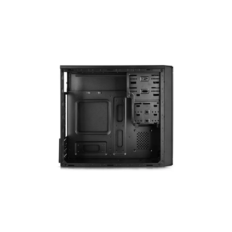 PC korpusas DeepCool Wave V2 Mini Tower juodas — microATX/Mini-ITX, 350×175×390 mm, GPU iki 34 cm, CPU aušintuvo aukštis 14 cm