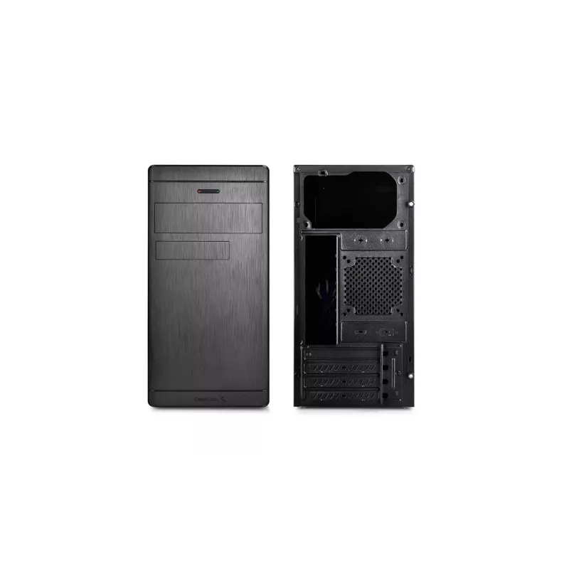 PC korpusas DeepCool Wave V2 Mini Tower juodas — microATX/Mini-ITX, 350×175×390 mm, GPU iki 34 cm, CPU aušintuvo aukštis 14 cm