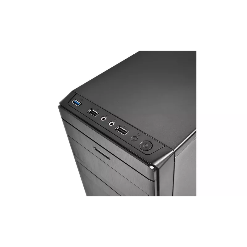 PC korpusas DeepCool Wave V2 Mini Tower juodas — microATX/Mini-ITX, 350×175×390 mm, GPU iki 34 cm, CPU aušintuvo aukštis 14 cm