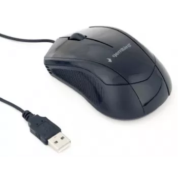 GEMBIRD Optinė pelė MUS-3B-02 - 3 mygtukų ratukinė USB juoda