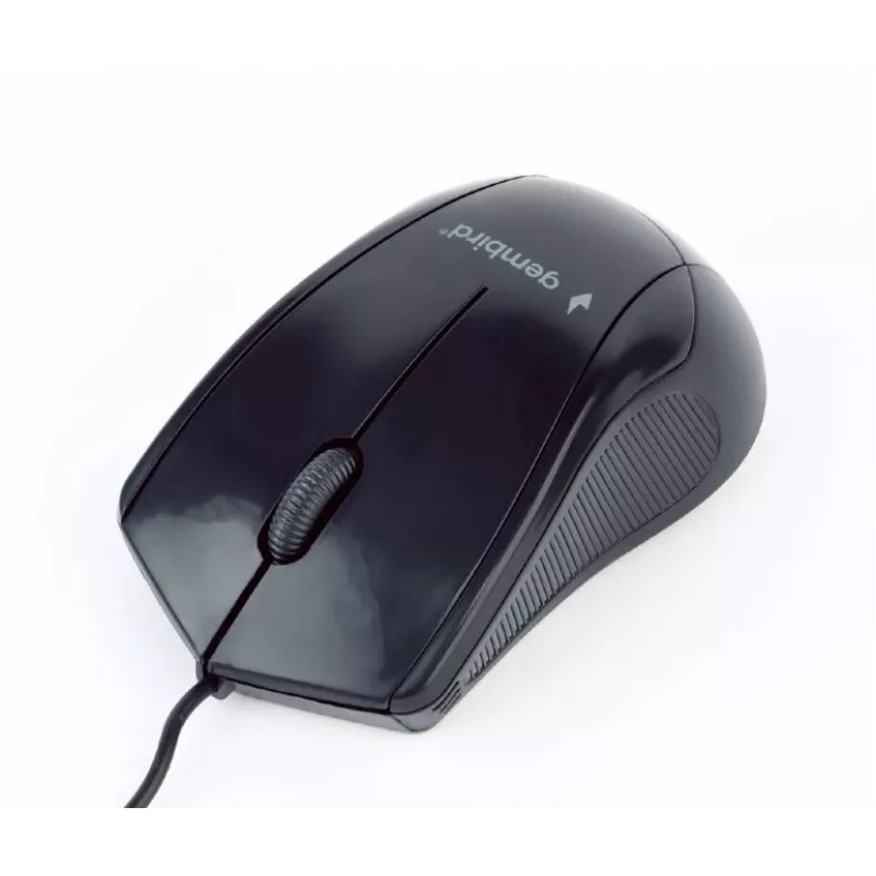 GEMBIRD Optinė pelė MUS-3B-02 - 3 mygtukų ratukinė USB juoda