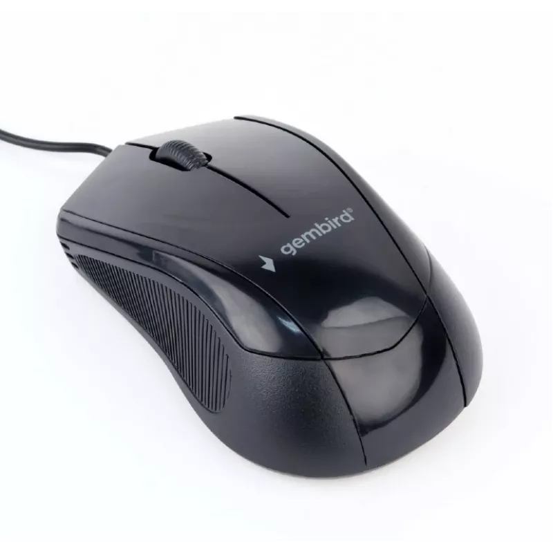 GEMBIRD Optinė pelė MUS-3B-02 - 3 mygtukų ratukinė USB juoda