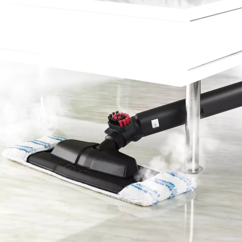 Polti Vaporetto Pro 95_Turbo Flexi cilindrinis garų valytuvas 1100 W juoda, žalia