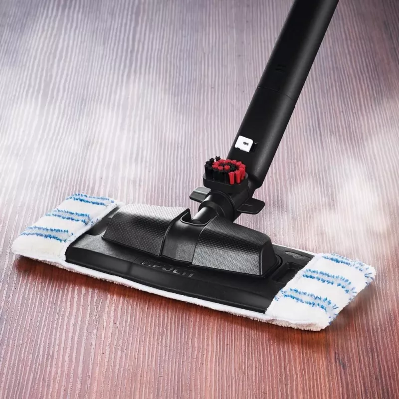 Polti Vaporetto Pro 95_Turbo Flexi cilindrinis garų valytuvas 1100 W juoda, žalia
