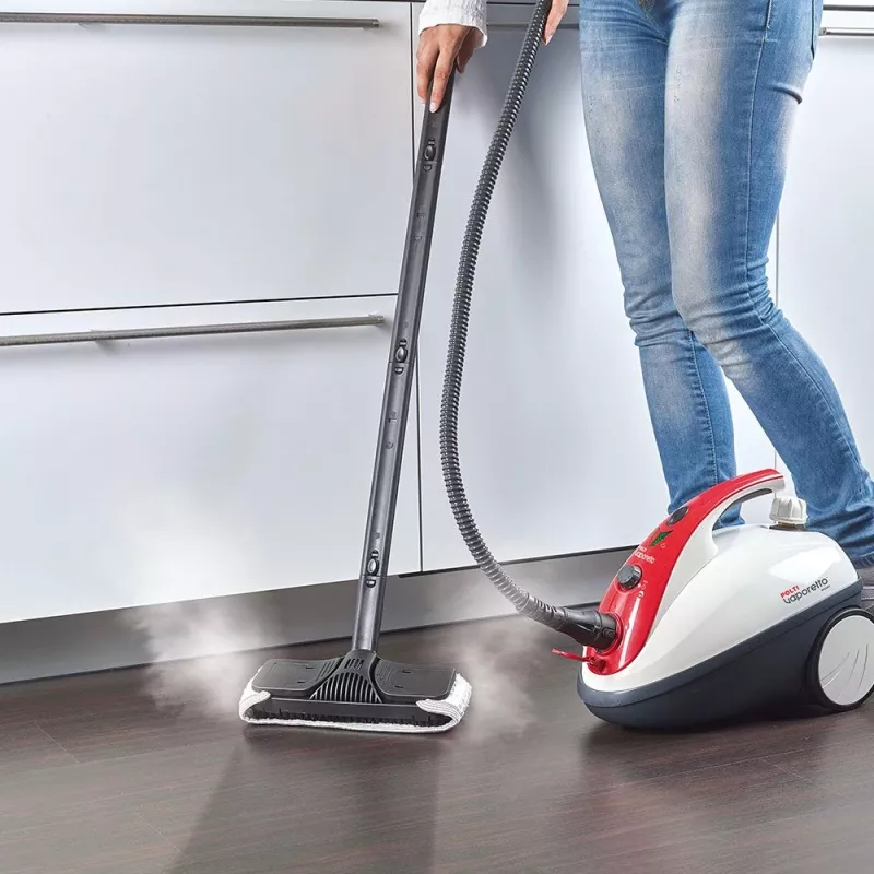 Polti Vaporetto Smart 30_R cilindrinis garų valytuvas 1,6 l 1800 W raudonas, baltas
