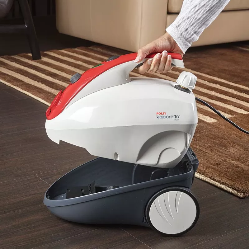 Polti Vaporetto Smart 30_R cilindrinis garų valytuvas 1,6 l 1800 W raudonas, baltas