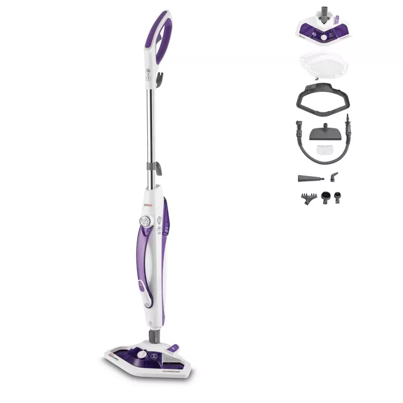 Polti Vaporetto SV440_Double garų šluota 0,3 L 1500 W violetinė, balta