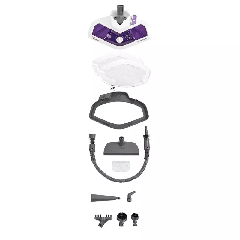 Polti Vaporetto SV440_Double garų šluota 0,3 L 1500 W violetinė, balta