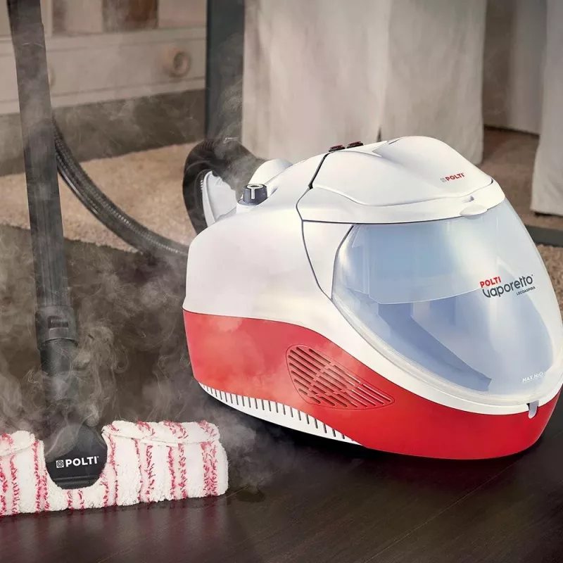 Polti Vaporetto Lecoaspira FAV50 Multifloor cilindrinis garų valytuvas 1.8 L 1350 W Raudona, Balta